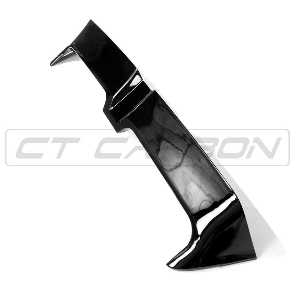 Volkswagen VW Polo Mk5 2014-2017 (6C) Gloss/Piano Black Body Kit – Front Splitter/Lip & Roof Spoiler/Wing – OEM Style ABS Exterior Styling Pack by CT Carbon