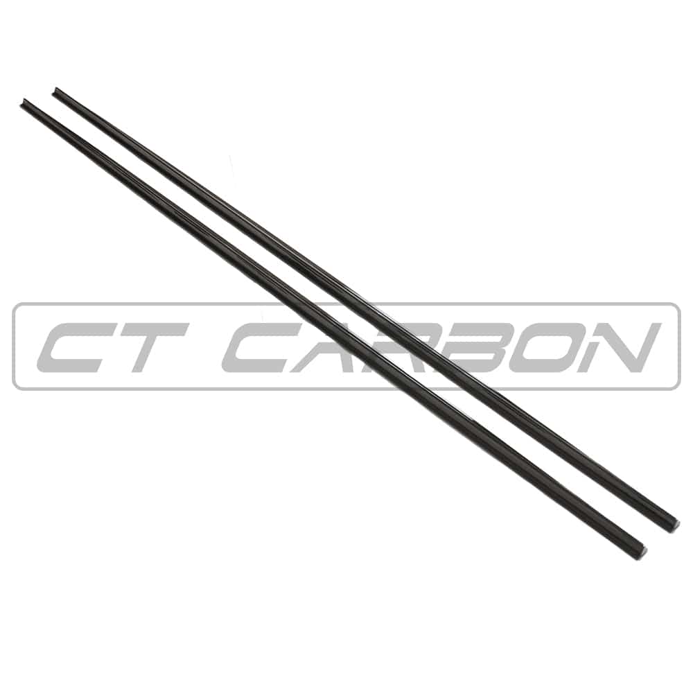 VW Volkswagen Polo Mk6 AW 2017-2020 Gloss/Piano Black Body Kit - Front Lip Splitter, Side Skirt Extensions, Rear Roof Spoiler/Wing - Exterior Styling Aero Pack Bundle, Blackout OEM+ ABS - BLAK by CT