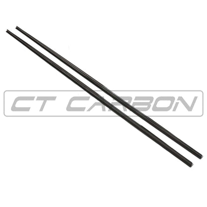 VW Volkswagen Polo Mk6 AW 2017-2020 Gloss/Piano Black Body Kit - Front Lip Splitter, Side Skirt Extensions, Rear Roof Spoiler/Wing - Exterior Styling Aero Pack Bundle, Blackout OEM+ ABS - BLAK by CT