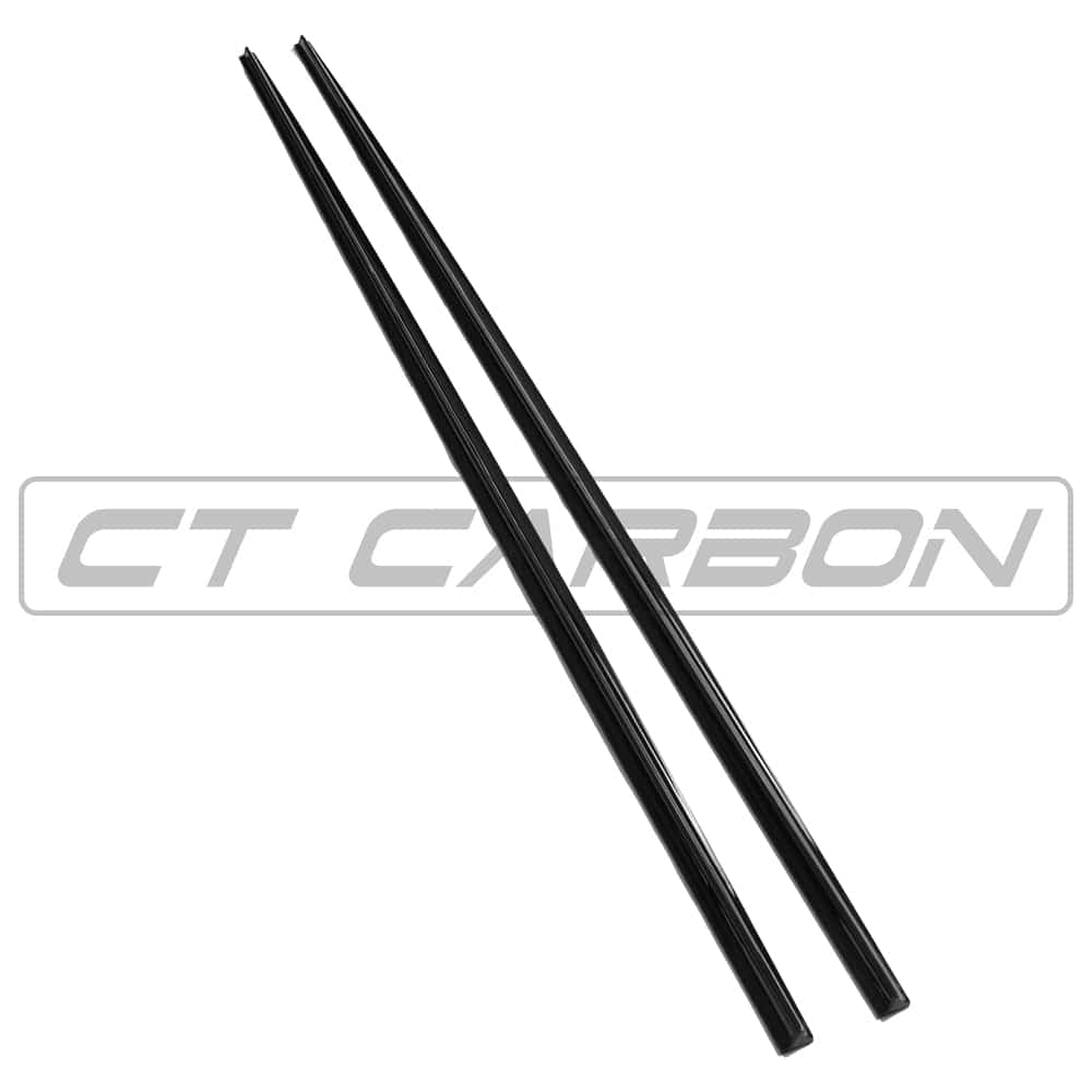 VW Volkswagen Polo Mk6 AW 2017-2020 Gloss/Piano Black Body Kit - Front Lip Splitter, Side Skirt Extensions, Rear Roof Spoiler/Wing - Exterior Styling Aero Pack Bundle, Blackout OEM+ ABS - BLAK by CT