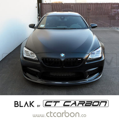 BMW 6 Series F06 F12 F13 Gloss Black Twin/Double Slat Kidney Grilles | Shadowline De-Chrome Front Grill Upgrade | Fits Gran Coupe, Convertible, Coupe 2011-2018 | BLA