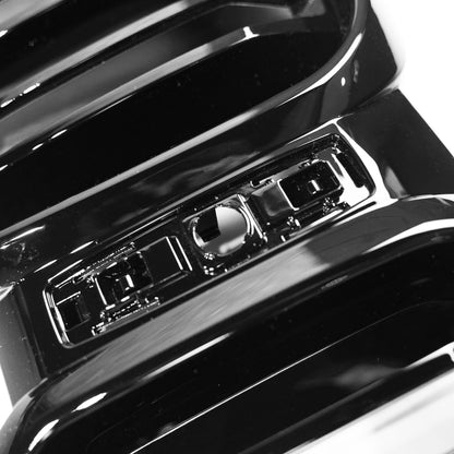 BMW X3 G01 LCI Facelift 2021+ / X4 G02 LCI Facelift 2021+ Twin-Slat Black Kidney Grilles - Blackout Shadowline Dechrome Front Grill Set | Dual Slat Radiator Air Intake Surround | Replacement Upgrade | BLAK by CT Carbon