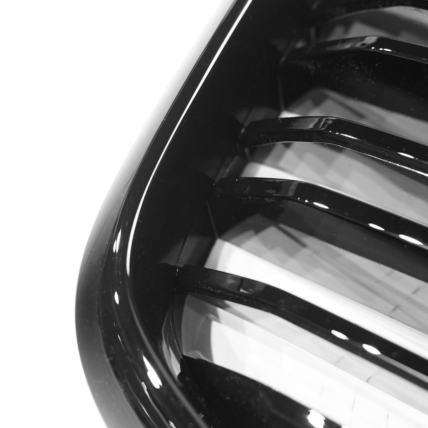 BMW X3 G01 LCI Facelift 2021+ / X4 G02 LCI Facelift 2021+ Twin-Slat Black Kidney Grilles - Blackout Shadowline Dechrome Front Grill Set | Dual Slat Radiator Air Intake Surround | Replacement Upgrade | BLAK by CT Carbon