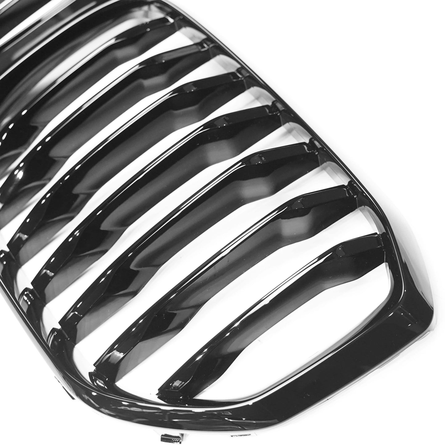 BMW X5 G05 Front Kidney Grilles Single Slat Black | Black Radiator Grill Set | Shadowline De-Chrome Blackout Replacement | M Sport Style Clip-In | Fits 2018–Present | BLAK by CT Carbon ABS