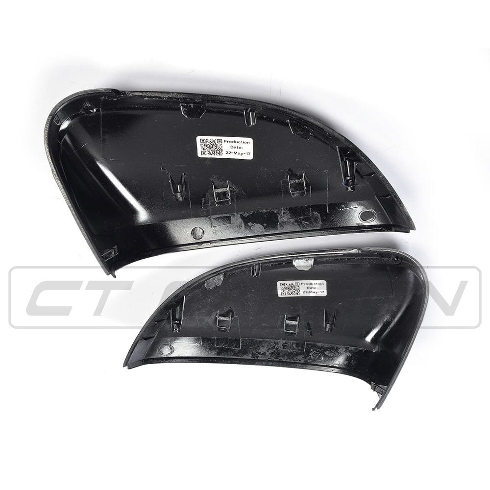 Audi A4/S4/A5/S5 B9/B9.5 2016+ Carbon Fibre Mirror Caps - Wing Mirror Covers, Door Mirror Shells & Housings | Genuine Carbon, OEM Style Replacement Pair by CT Carbon
