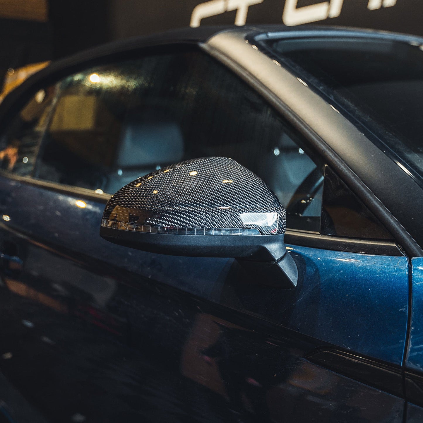 Audi A4/S4/A5/S5 B9/B9.5 2016+ Carbon Fibre Mirror Caps - Wing Mirror Covers, Door Mirror Shells & Housings | Genuine Carbon, OEM Style Replacement Pair by CT Carbon