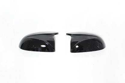 CT Carbon BMW X3/X4/X5/X6 G01/G02/G05/G06 Gloss Piano Black Wing Mirror Caps – Door/Wing Mirror Covers Replacement Shells/Housings | OEM-Style Shadowline/Blackline/M Style | Fits X3 2017+, X4 2018+, X5 2018+, X6 2019+