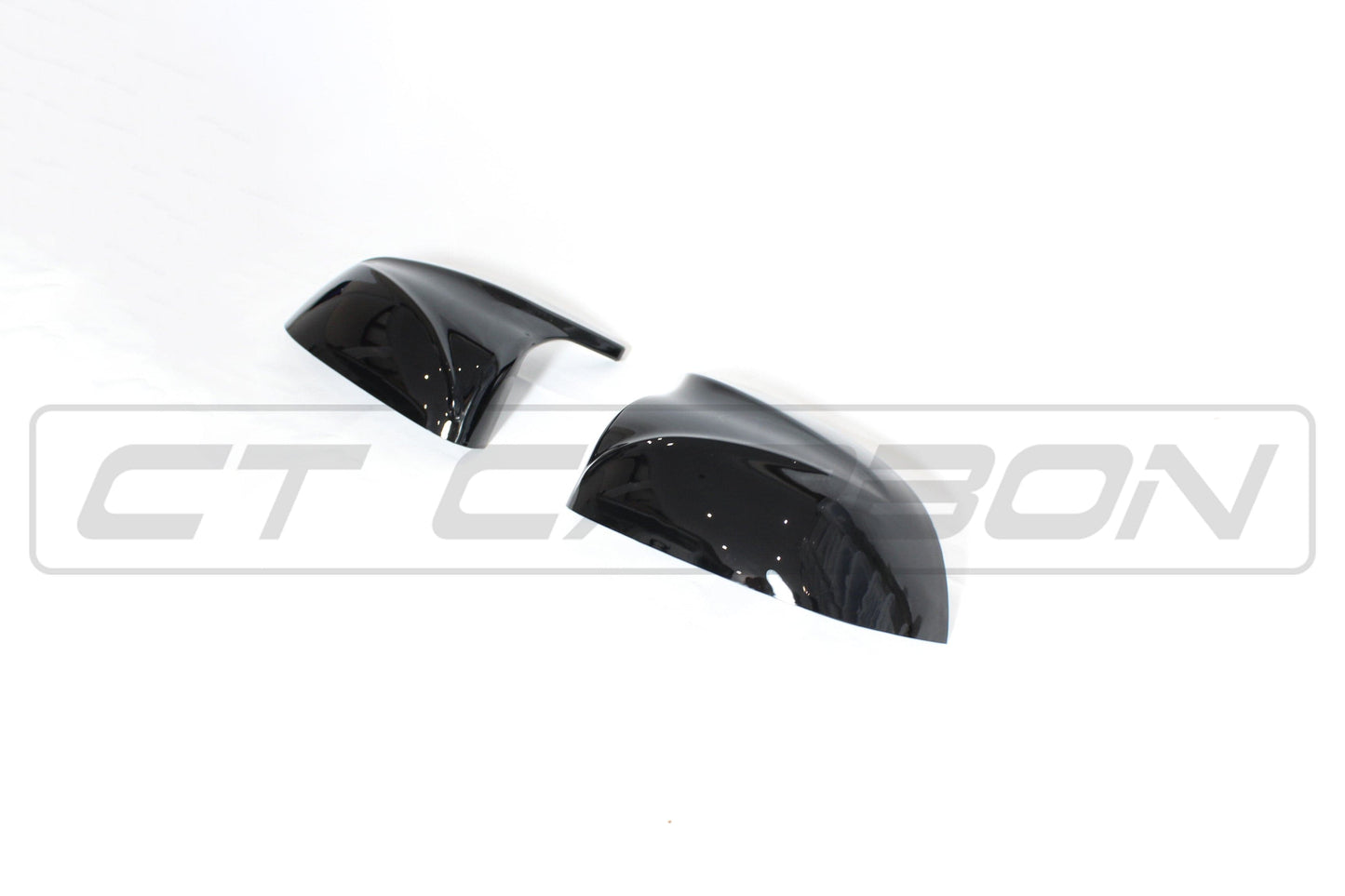 CT Carbon BMW X3/X4/X5/X6 G01/G02/G05/G06 Gloss Piano Black Wing Mirror Caps – Door/Wing Mirror Covers Replacement Shells/Housings | OEM-Style Shadowline/Blackline/M Style | Fits X3 2017+, X4 2018+, X5 2018+, X6 2019+