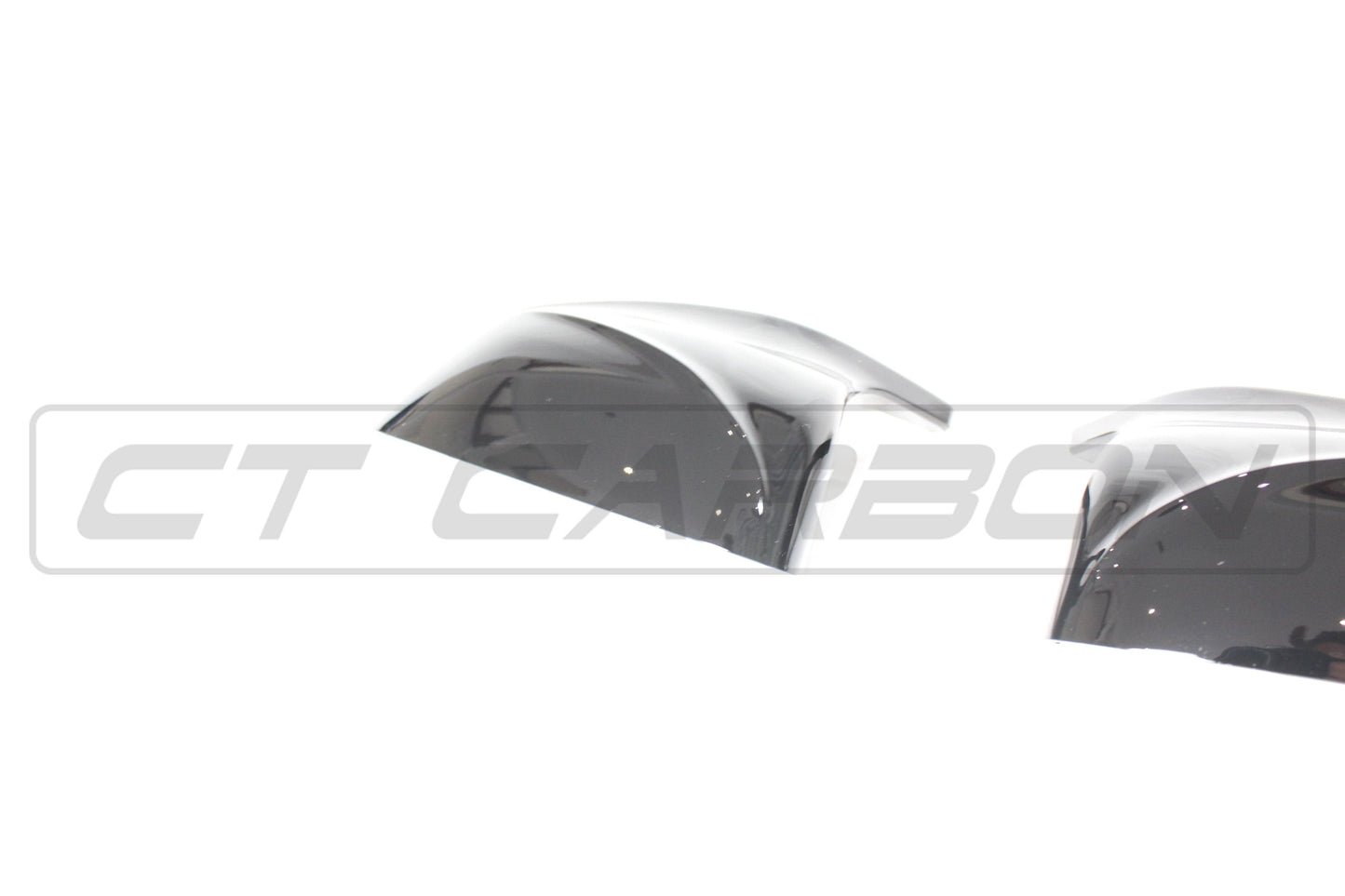 CT Carbon BMW X3/X4/X5/X6 G01/G02/G05/G06 Gloss Piano Black Wing Mirror Caps – Door/Wing Mirror Covers Replacement Shells/Housings | OEM-Style Shadowline/Blackline/M Style | Fits X3 2017+, X4 2018+, X5 2018+, X6 2019+