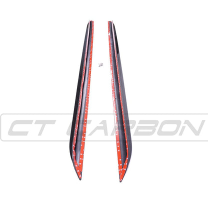 BMW 3 SERIES G20/G21 GLOSS BLACK SIDE SKIRTS - MP STYLE - BLAK BY CT CARBON