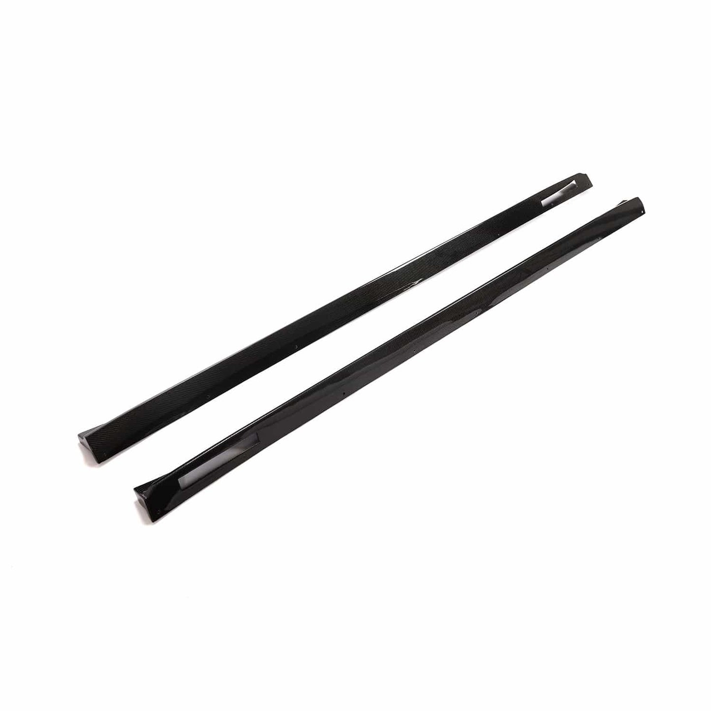 CT Carbon 3D Style Carbon Fibre Side Skirts, Side Skirt Extensions / Rocker Panel Extensions / Sill Blades for BMW X3M/X4M F97/F98 (2018-2021 Pre-LCI) | OEM+ Carbon Side Blades Aero Trim