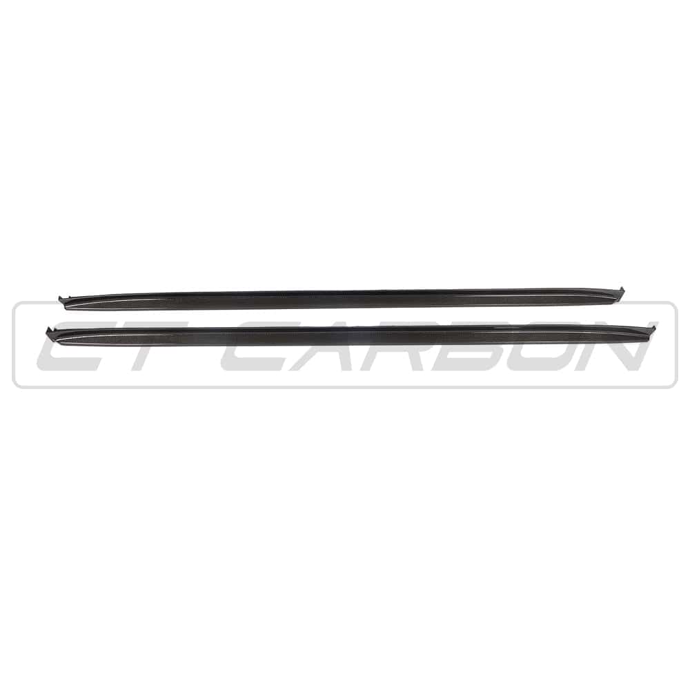 CT Carbon 3D Style Carbon Fibre Side Skirts, Side Skirt Extensions / Rocker Panel Extensions / Sill Blades for BMW X3M/X4M F97/F98 (2018-2021 Pre-LCI) | OEM+ Carbon Side Blades Aero Trim