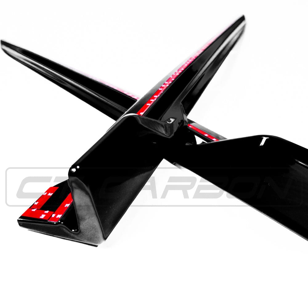 BMW X5 G05 & X5M F95 Side Skirts / Side Splitters / Side Skirt Extensions - Gloss Piano Black ABS Sill Extensions, Rocker Panel Trims - M Performance Style Body Kit - Fits X5 2018+, X5M 2019+ (incl. Competition)