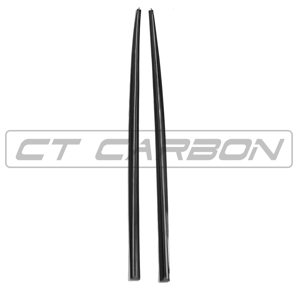 Volkswagen VW Polo Mk5 6C Facelift 2014-2017 Gloss Black ABS Side Skirts/Extensions | CT Carbon Rocker Extensions, Sill Blades, Side Splitters (Piano Black OEM+)