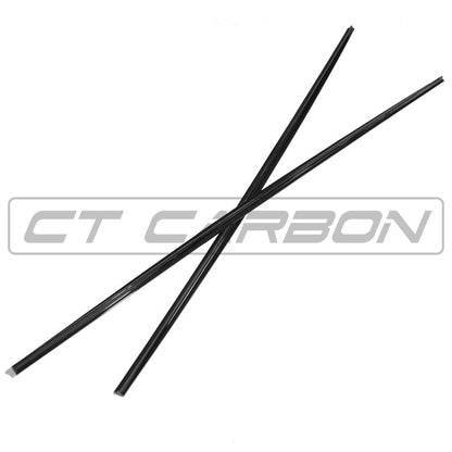 Volkswagen VW Polo Mk5 6C Facelift 2014-2017 Gloss Black ABS Side Skirts/Extensions | CT Carbon Rocker Extensions, Sill Blades, Side Splitters (Piano Black OEM+)