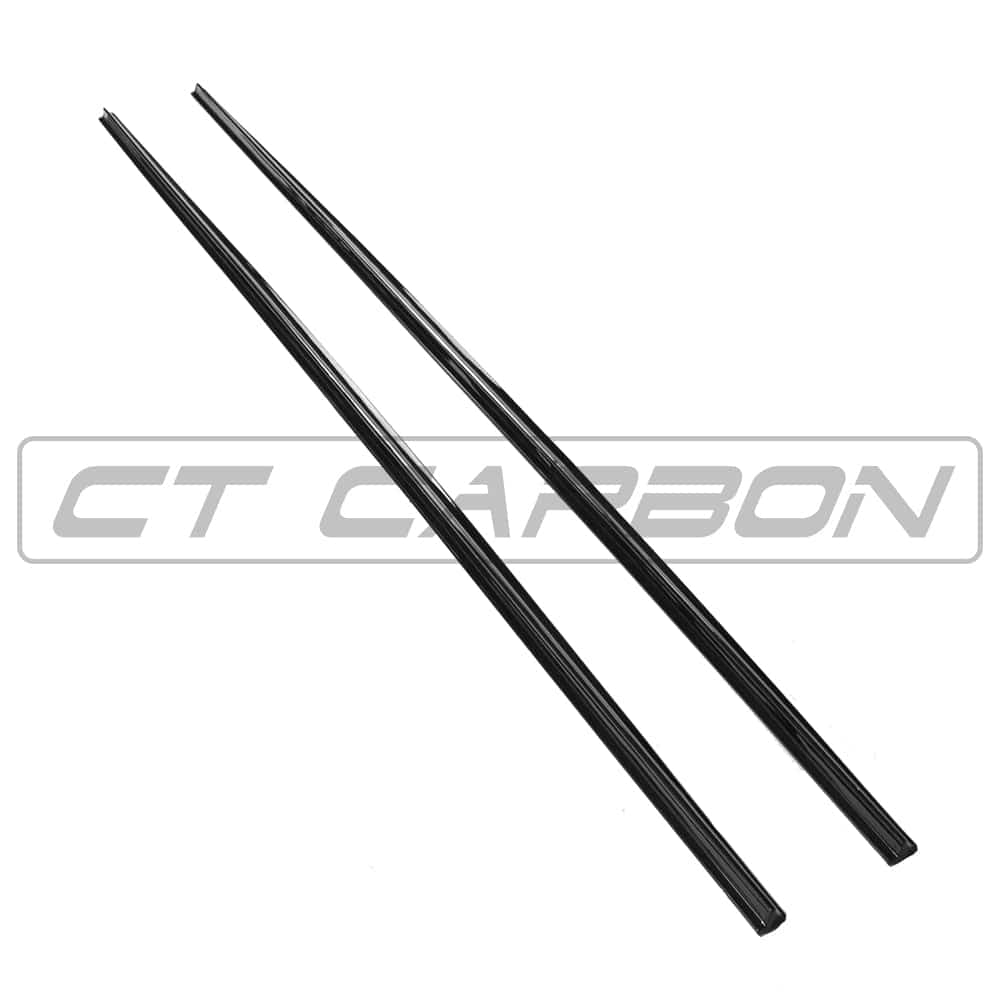 Volkswagen VW Polo Mk5 6C Facelift 2014-2017 Gloss Black ABS Side Skirts/Extensions | CT Carbon Rocker Extensions, Sill Blades, Side Splitters (Piano Black OEM+)