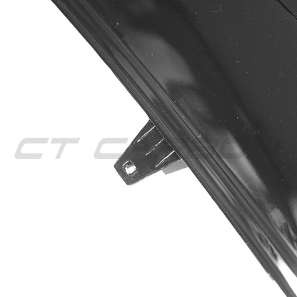 Audi A4/S4 B8.5 2013–2015 Rear Diffuser / Valance Gloss Piano Black – Facelift 8K Lower Bumper Insert Skirt Splitter Lip Apron ABS – CT Carbon OEM+