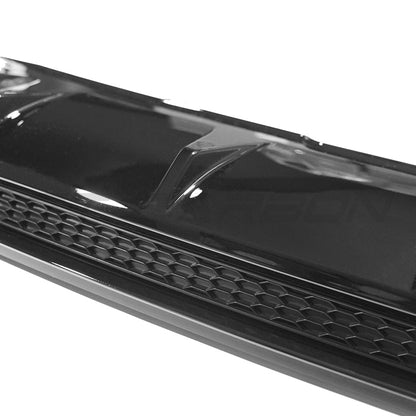 Audi A5/S5 B9 2016-2019 Pre-Facelift Gloss Black Rear Diffuser Valance – Rear Bumper Trim/Insert Splitter Apron Lip | High-Gloss Piano Black OE-Style | Fits A5 S-Line & S5 Coupe/Sportback | CT Carbon ABS