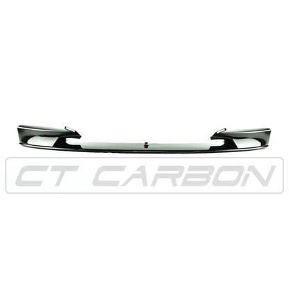 BMW 3 Series F30/F31 Front Lip Spoiler / Splitter Gloss Piano Black – M Performance Style Chin Spoiler, Front Bumper Lip & Aero Lip, ABS – Saloon/Touring (Sedan/Wagon) 2013–2019 – BLAK by CT Carbon