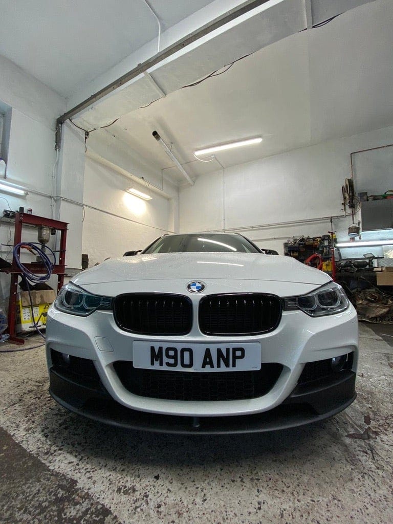 BMW 3 SERIES F30/F31 MATTE BLACK SPLITTER - MP STYLE