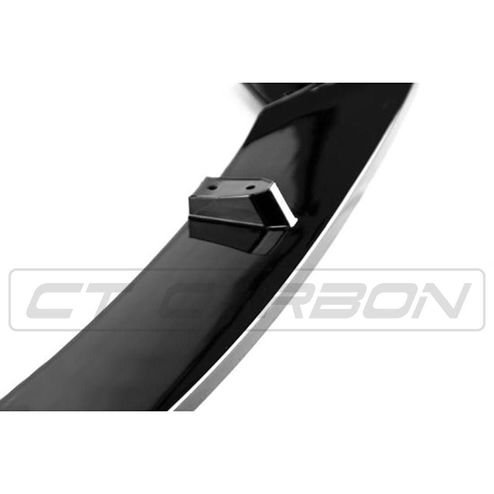BMW 5 Series G30/G31 Front Lip Splitter Spoiler - M Performance Style Gloss Piano Black, BLAK by CT Carbon (2017-2020) Saloon/Touring Front Bumper Lip Chin Spoiler Valance Aero Lip Extension