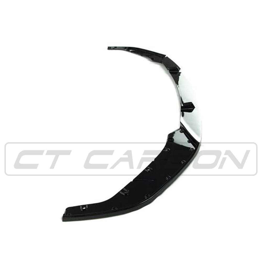 BMW 5 Series G30/G31 2017-2020 pre-LCI Gloss Piano Black Front Splitter – M Performance/M Sport Style Front Lip Spoiler / Bumper Lip / Aero Valance Extension (Saloon/Sedan & Touring/Estate) | BLAK by CT Carbon