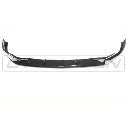 BMW 5 Series G30/G31 LCI 2021-2025 Front Lip Spoiler Splitter - Gloss Black M Performance Style M Sport Facelift Front Bumper Lip/Chin Spoiler Valance - Saloon & Touring - Body Kit Aero Upgrade