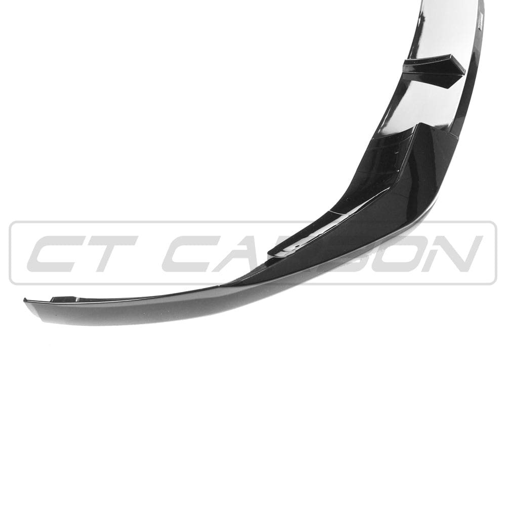 BMW 5 Series G30/G31 LCI 2021-2025 Front Lip Spoiler Splitter - Gloss Black M Performance Style M Sport Facelift Front Bumper Lip/Chin Spoiler Valance - Saloon & Touring - Body Kit Aero Upgrade