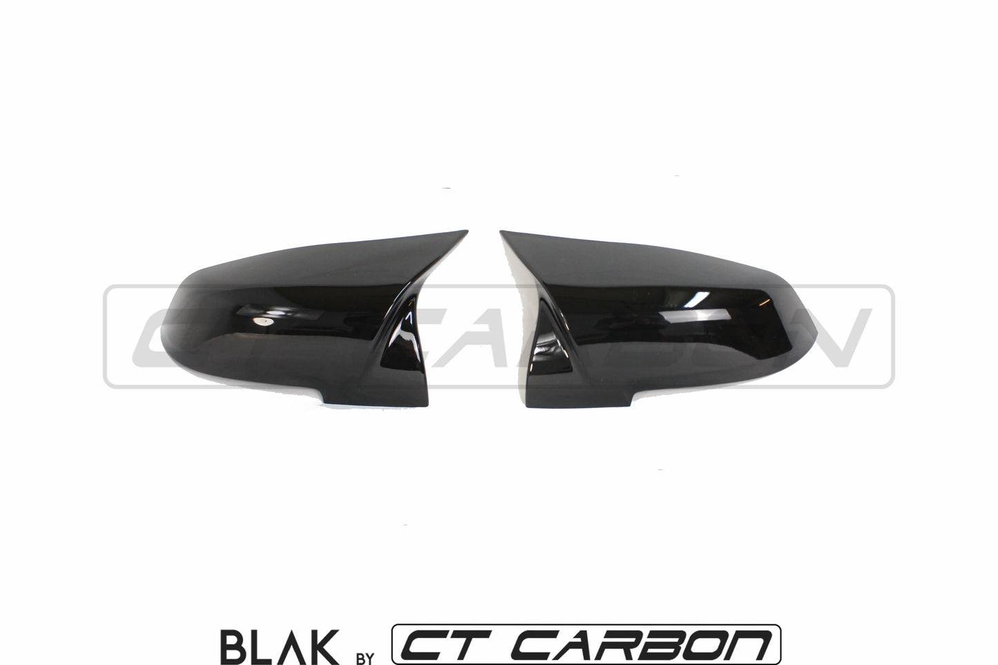 BMW Wing Mirror Covers & Caps Replacement F20 F21 F22 F23 F30 F31 F32 F33 F87 M2 (2015-2020) - M4/M Performance Style Black Door Mirror Housings - 1 2 3 4 Series F-Series Shadowline Upgrade OEM+