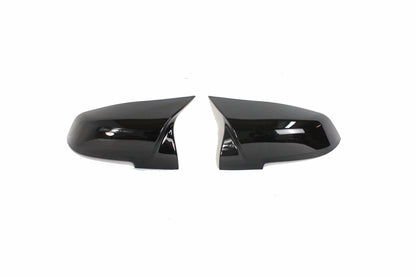 BMW Wing Mirror Covers & Caps Replacement F20 F21 F22 F23 F30 F31 F32 F33 F87 M2 (2015-2020) - M4/M Performance Style Black Door Mirror Housings - 1 2 3 4 Series F-Series Shadowline Upgrade OEM+