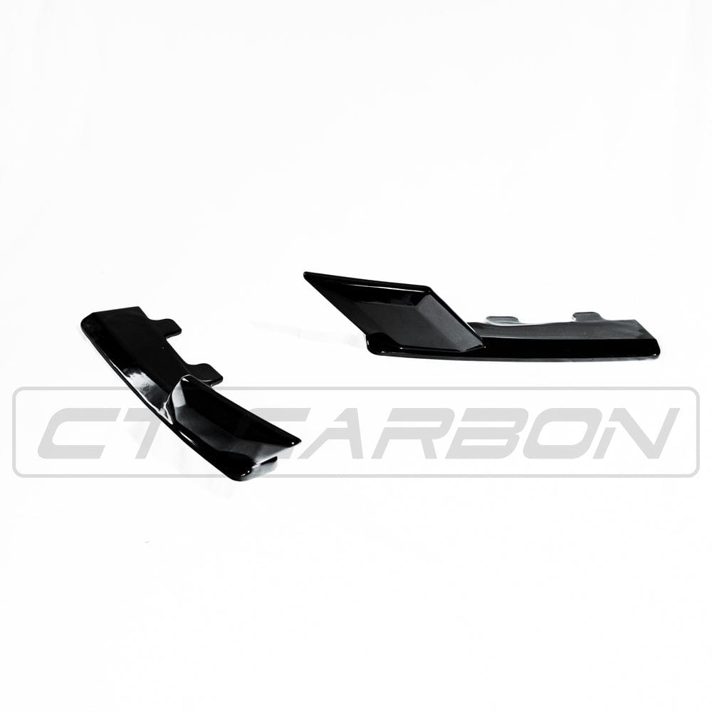 BMW X5 M F95 Gloss Black Aero Body Kit by CT Carbon – Front Bumper Lip Splitter (3-Piece) + Side Skirts/Rocker Extensions | Piano Black ABS Styling Pack | Fits 2019+ X5M F95 | M Performance Style