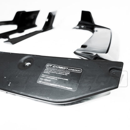 BMW X5 M F95 Gloss Black Aero Body Kit by CT Carbon – Front Bumper Lip Splitter (3-Piece) + Side Skirts/Rocker Extensions | Piano Black ABS Styling Pack | Fits 2019+ X5M F95 | M Performance Style