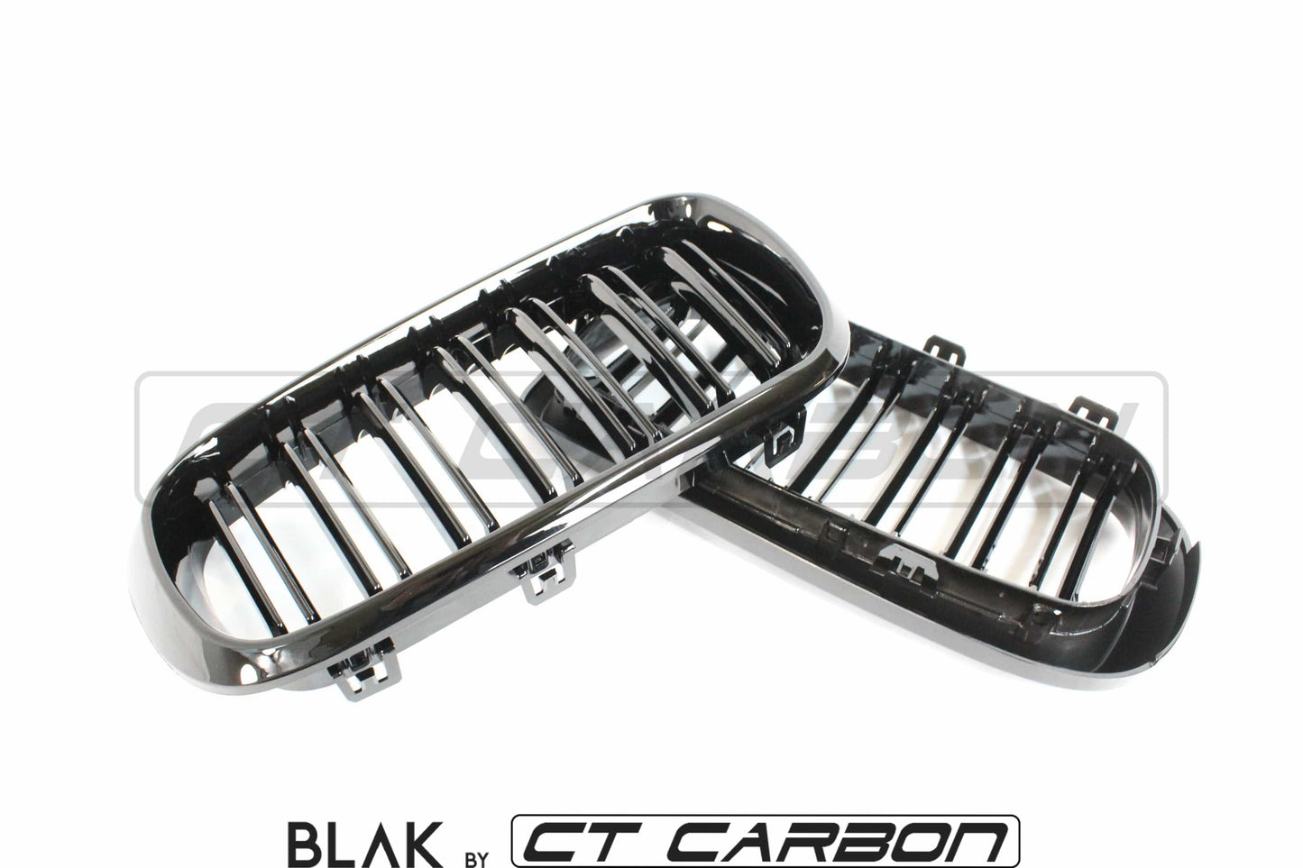 BMW X5M/X6M F16 & F15 DOUBLE SLAT GRILLES - BLAK BY CT CARBON