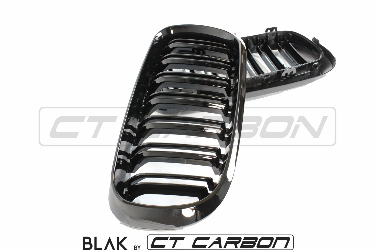BMW X5M/X6M F16 & F15 DOUBLE SLAT GRILLES - BLAK BY CT CARBON
