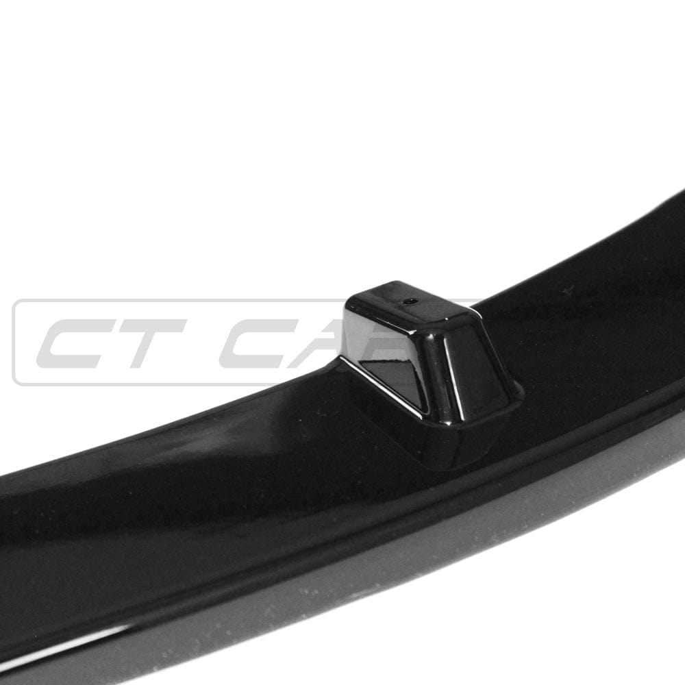 VW Volkswagen Golf Mk6/Golf 6 GTI/GTD 2009-2013 Gloss Black Front Splitter Lip Spoiler - CT Carbon ABS Front Bumper Lip/Aero Splitter/Valance Extension Diffuser Style