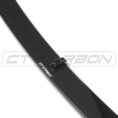 VW Golf Mk6 (Golf 6) GTI/GTD 2009-2013 Gloss Black Front Lip Splitter – Chin Spoiler, Front Bumper Lip, Lower Valance Diffuser – ABS OEM+ Aero Styling by CT Carbon