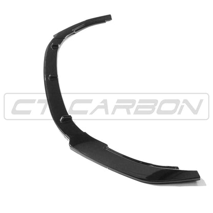 VW Golf Mk6 (Golf 6) GTI/GTD 2009-2013 Gloss Black Front Lip Splitter – Chin Spoiler, Front Bumper Lip, Lower Valance Diffuser – ABS OEM+ Aero Styling by CT Carbon