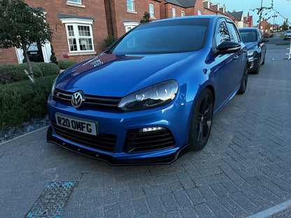 VOLKSWAGEN GOLF R20 MK6 2009-2013 GLOSS BLACK SPLITTER
