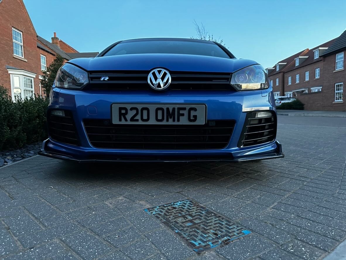 VOLKSWAGEN GOLF R20 MK6 2009-2013 GLOSS BLACK SPLITTER