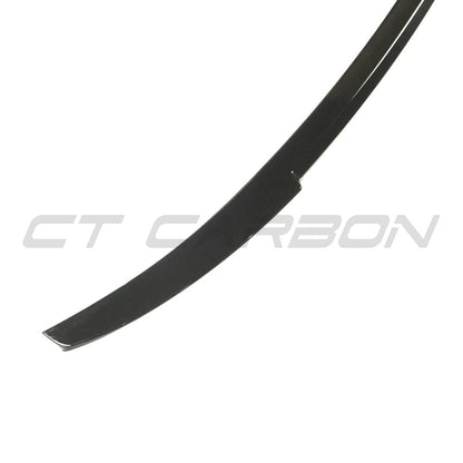 Audi A3/S3 8Y Saloon/Sedan 2020+ High Gloss Piano Black Rear Lip Spoiler – Boot Lid Wing, Trunk/Decklid/Tailgate Lip – S-Line Fit – M Style (M4 Look) – ABS OEM+