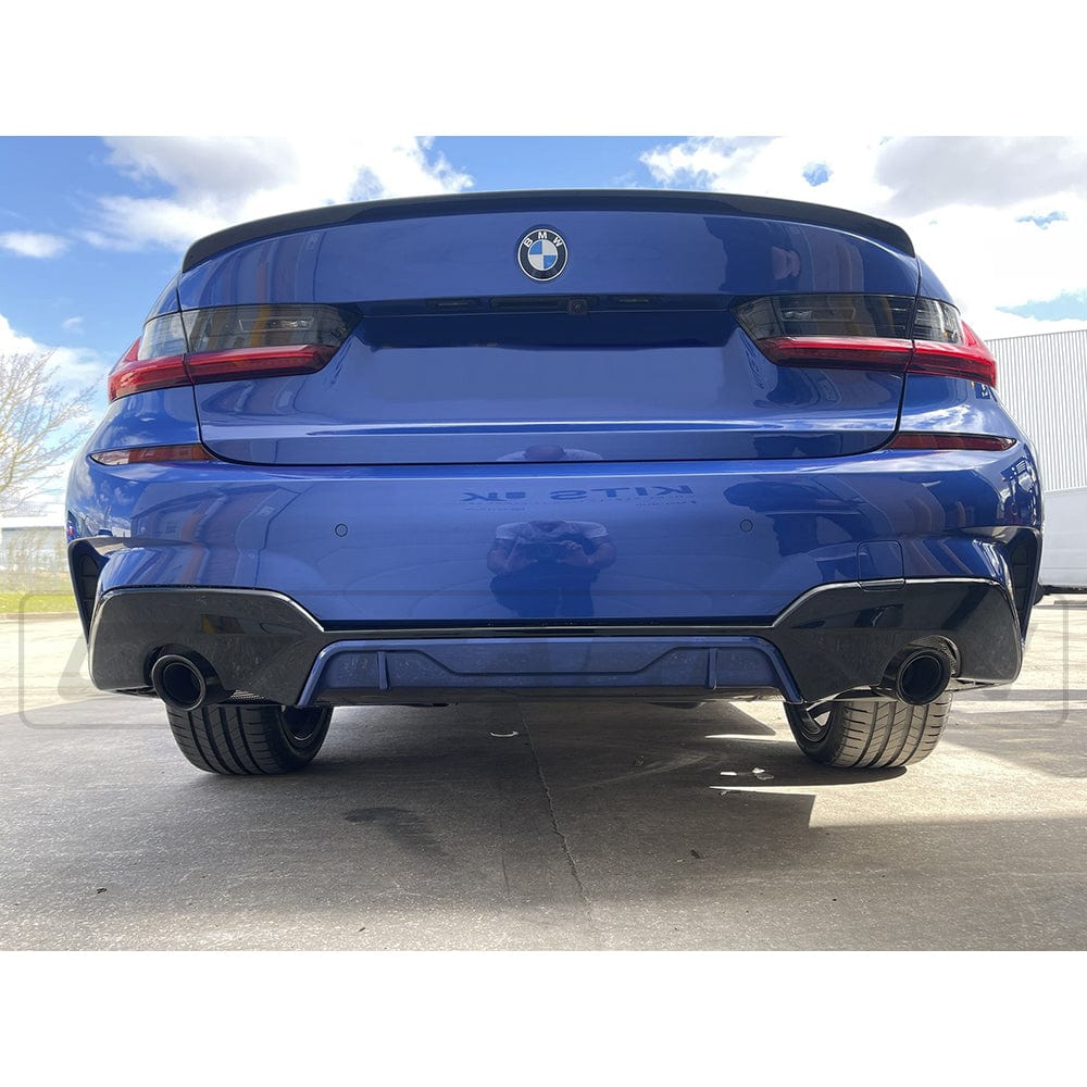 BMW 3 Series/M3 G20/G80 GLOSS BLACK SPOILER - MP STYLE - BLAK BY CT CARBON