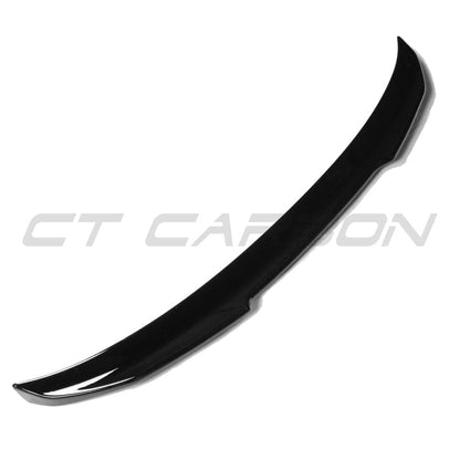 BMW 3 Series/M3 G20 G80 Rear Boot Lip Trunk Spoiler Wing - Gloss Piano Black Performance (PS) Style, OE Fit Saloon/Sedan Tail Lip - BLAK by CT Carbon 2018+