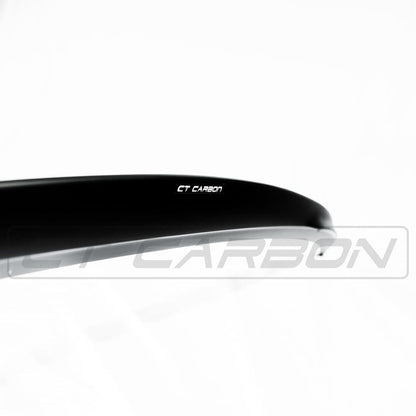 BMW 3 Series F30 / M3 F80 (Saloon/Sedan) Bootlid/Trunk Lip Spoiler - Satin Matte Black MP M Performance Style Rear Wing Lip - OEM+ 2012-2018 F30, 2014-2020 F80 - CT Carbon BLAK