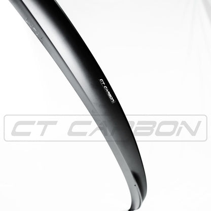 BMW 3 Series F30 2012-2018 & M3 F80 2014-2020 Sedan/Saloon Matte Black Boot Lip Trunk Spoiler – M Performance/MP Style Rear Decklid Tail Wing | OEM+ Fit | CT Carbon BLAK