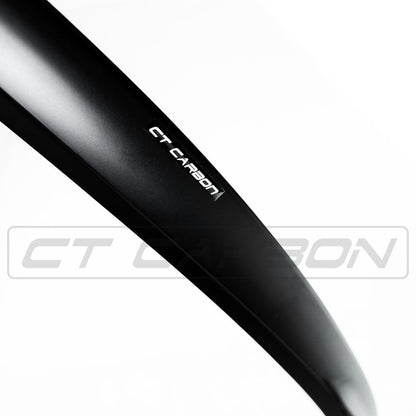 BMW 3 Series F30 (2012-2018) & M3 F80 (2014-2020) Saloon/Sedan Rear Boot Lip Spoiler – Satin/Matte Black MP/M Performance Style Bootlid/Trunk Tailgate Lip Wing | CT Carbon BLAK