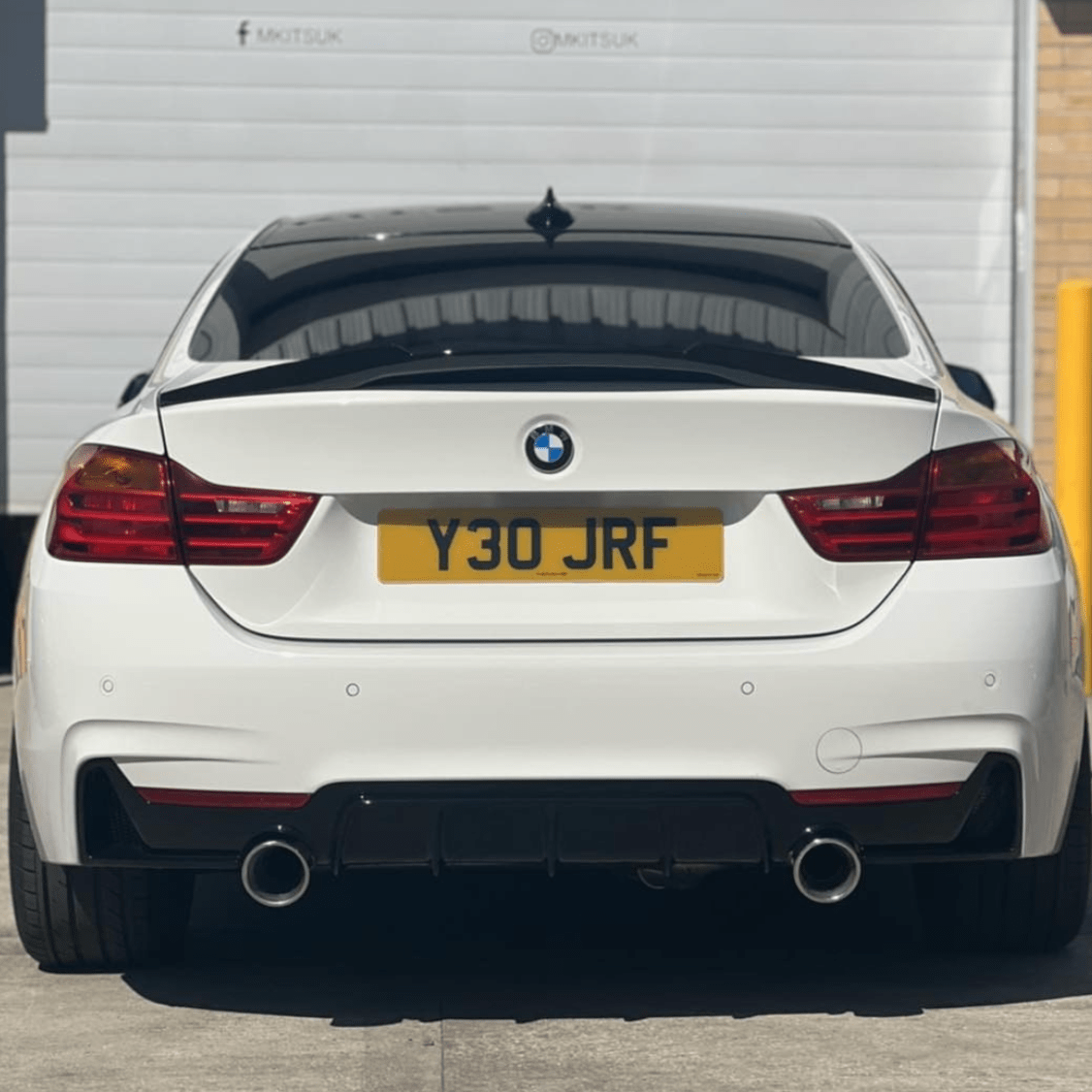 BMW 4 Series F32 Coupe Rear Spoiler 2013-2020 – Gloss Piano Black ABS M4 Style – Boot Lip Wing, Trunk Lip Spoiler, Tailgate/Rear Deck Lip – M Performance Inspired