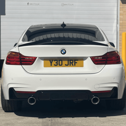 BMW 4 Series F32 Coupe Rear Spoiler 2013-2020 – Gloss Piano Black ABS M4 Style – Boot Lip Wing, Trunk Lip Spoiler, Tailgate/Rear Deck Lip – M Performance Inspired