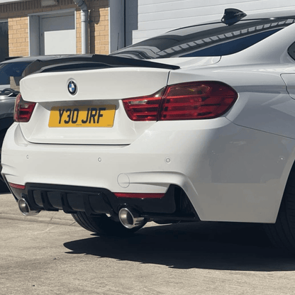 BMW 4 Series F32 Coupe Rear Spoiler 2013-2020 – Gloss Piano Black ABS M4 Style – Boot Lip Wing, Trunk Lip Spoiler, Tailgate/Rear Deck Lip – M Performance Inspired