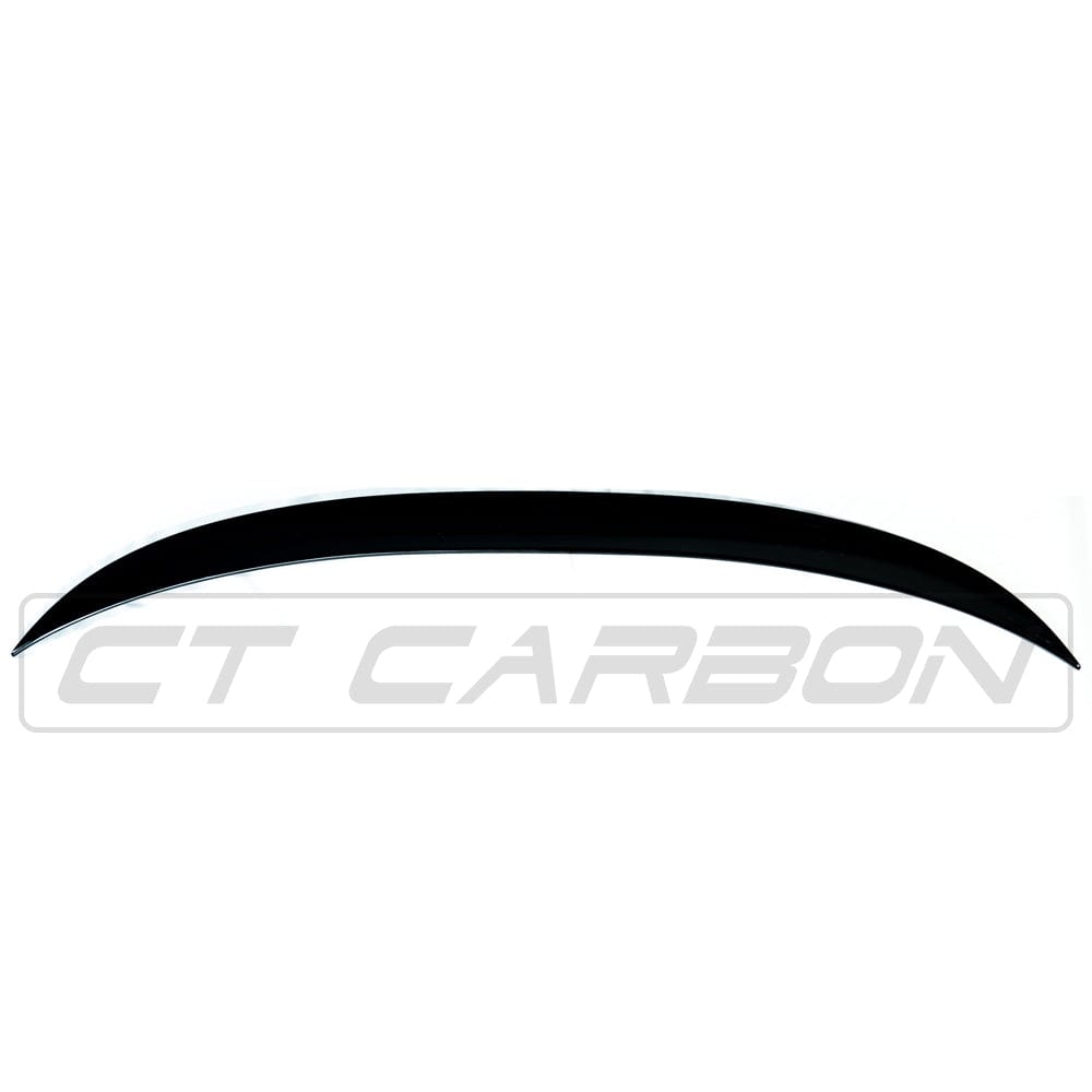 BMW 4 Series F32 Coupe 2-Door 2013-2020 Gloss Black Rear Lip Spoiler - M Performance/MP Style Boot/Trunk Lip, Decklid Tailgate Wing, Rear Blade - OEM+ Fit - BLAK by CT Carbon
