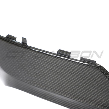 BMW 4 Series G22/G23 Carbon Fibre Rear Diffuser - Gloss Carbon Rear Valance, Rear Bumper Insert/Lower Trim, Rear Lip Skirt Splitter Apron - Coupe & Convertible 2020+ OEM+ Performance Styling